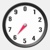 Meter 6 runder aufkleber (Vorderseite)