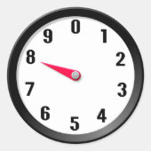 Meter 8 runder aufkleber (Vorderseite)