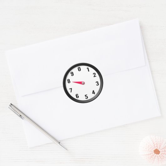 Meter 8 runder aufkleber (Umschlag)