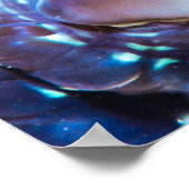 Meterlische Koralle Poster (Ecke)