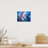 Meterlische Koralle Poster (Küche)