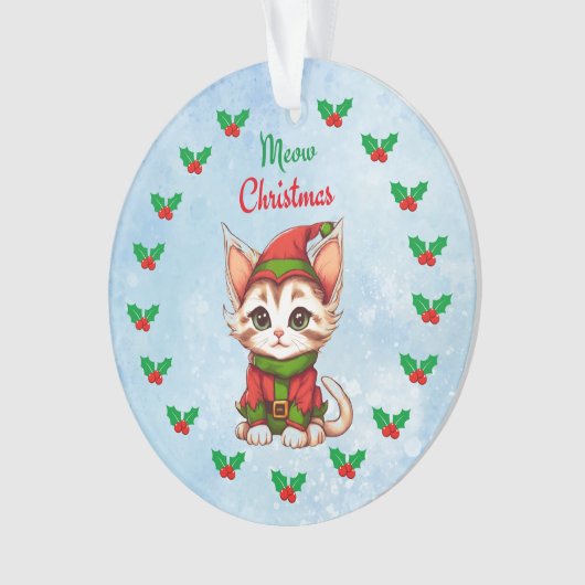 Methan Christmas Ornament (Vorderseite)
