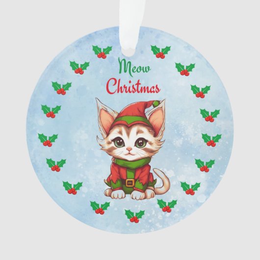 Methan Christmas Ornament (Vorderseite)