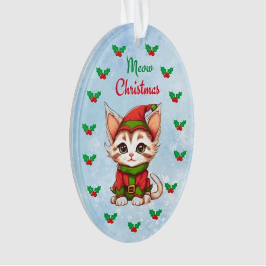 Methan Christmas Ornament (Vorderseite)