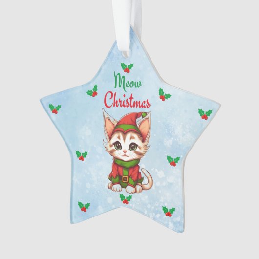 Methan Christmas Ornament (Vorderseite)