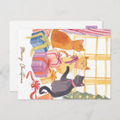 Methan Christmas Postkarte (Vorne/Hinten)