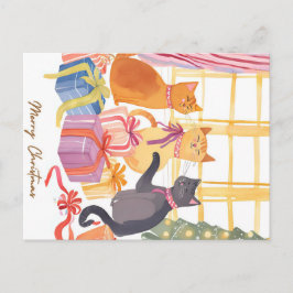 Methan Christmas Postkarte