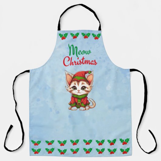 Methan Christmas Schürze (Vorderseite)