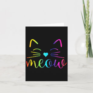 Methan Niedliches Cat-Face-Funny-Zitat für mich Karte