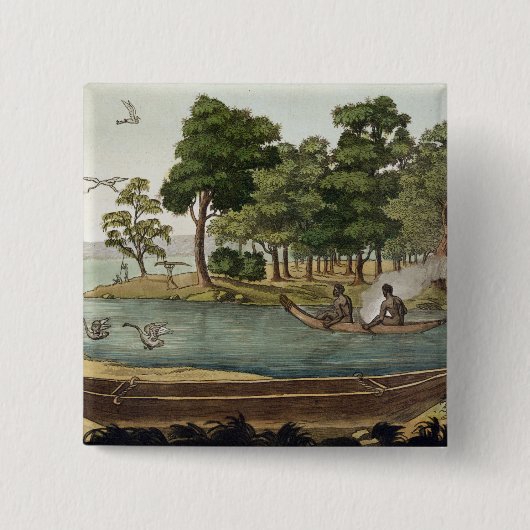 Methode der Navigation in neuem Holland, graviert Button (Vorderseite)