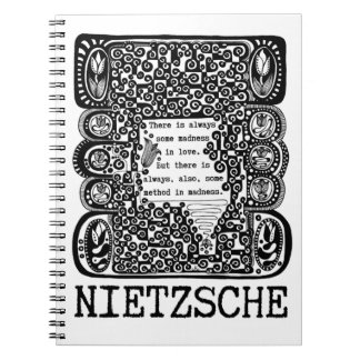 Methode in MADNESS Philosophie Zitat von Nietzsche Notizblock