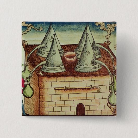 Methoden der Destillation Button (Vorderseite)