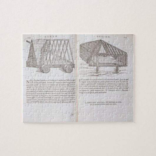 Methoden des Transportierens der vorfabrizierten Puzzle (Horizontal)