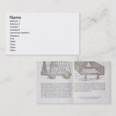 Methoden des Transportierens der vorfabrizierten Visitenkarte (Vorne/Hinten)