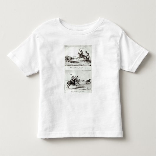 Methoden des Werfens des Lasso und der Kugelketten Kleinkind T-shirt (Vorderseite)