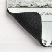 Methoden des Werfens des Lasso und der Kugelketten Mousepad (Ecke)