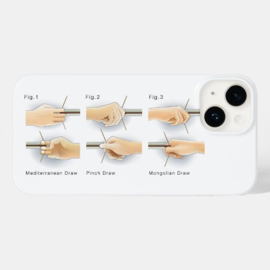 Methoden Zeichnend Bows Kyudo Archery Yumi Bow Zei Case-Mate iPhone Hülle (Rückseite (Horizontal))