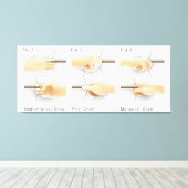 Methoden Zeichnend Bows Kyudo Archery Yumi Bow Zei Leinwanddruck (Insitu (Holzboden))