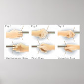 Methoden Zeichnend Bows Kyudo Archery Yumi Bow Zei Poster (Vorne)