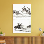 Methoden zum Auswerfen des Lasso und der Bolas Leinwanddruck (Insitu (Wohnzimmer))