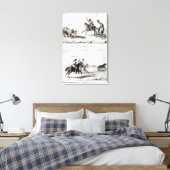 Methoden zum Auswerfen des Lasso und der Bolas Leinwanddruck (Insitu (Schlafzimmer))