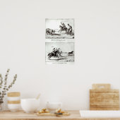 Methoden zum Auswerfen des Lasso und der Bolas Poster (Küche)