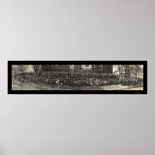 Methodist Bible Class Foto 1911 Poster (Vorne)