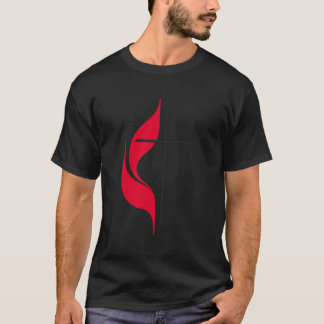 Methodist Cross-Flag Christliche Methodisten Prote T-Shirt