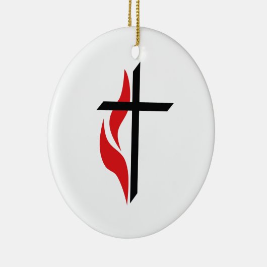 METHODIST CROSS KERAMIKORNAMENT (Rechts)