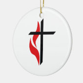 METHODIST CROSS KERAMIKORNAMENT (Links)
