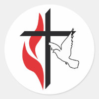 METHODIST CROSS UND DOVE