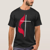 Methodist Flag Christliche Methodisten Protestant  T-Shirt (Vorderseite)