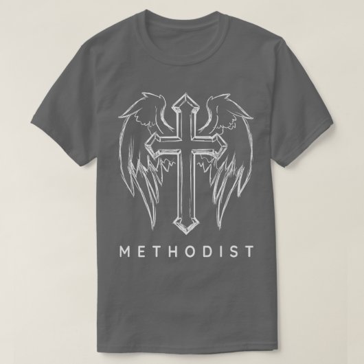 Methodisten Klassische Christliche Methodisten Mod T-Shirt (Design vorne)