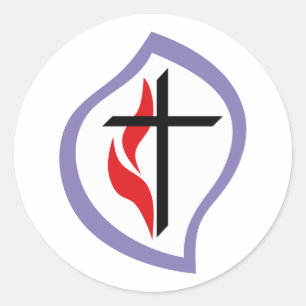 METHODISTENfrauen Runder Aufkleber