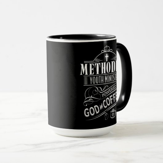 Methodistenjugend-Minister, angetrieben durch Gott Tasse (VorderseiteRechts)