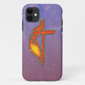 Methodistenquerflammenmusterfall Case-Mate iPhone Hülle (Rückseite)