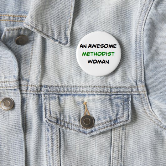 Methodistin, großartig button (Beispiel)