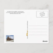 Methodistische Kirche, Bodie Ghost Town, Kaliforni Postkarte (Rückseite)