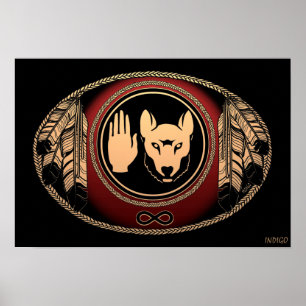 Metis Art Poster Spirit Animal Native Print Poster