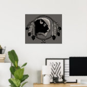 Metis Art Poster Spirit Animal Native Print Poster (Heimbüro)