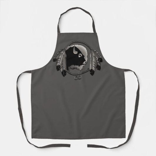 Metis Art Schürze Spirit Buffalo Schürze Metis Ges (Vorderseite)