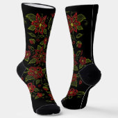 Metis Art Socks Native Beading Socks Customize Socken (Gewinkelt)