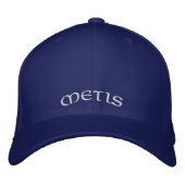 Metis bestickt Baseball Cap Metis Hats & Geschenke Bestickte Baseballkappe (Vorderseite)