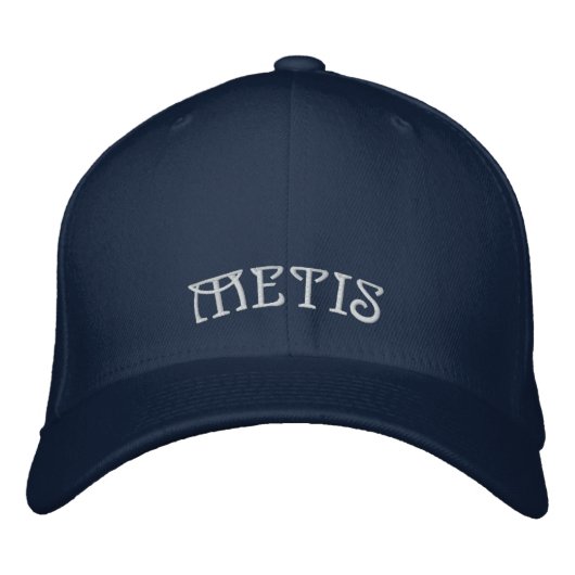 Metis bestickt Baseball Cap Metis Hats & Geschenke Bestickte Baseballkappe (Vorderseite)