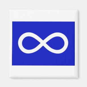 Métis Blue Flag Magnet