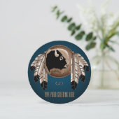 Metis Einladungen Personalisierte Kunstkarten (Stehend Vorderseite)