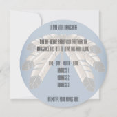 Metis Einladungen Personalisierte Kunstkarten (Rückseite)