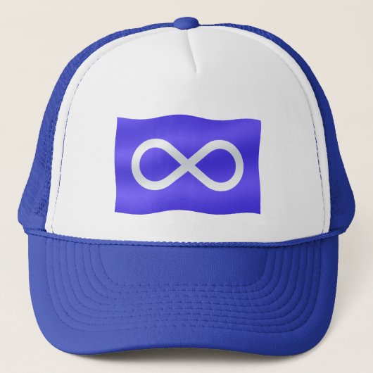 Metis First Nation Cap Metis Flag Hat Baseball Cap Truckerkappe (Vorderseite)