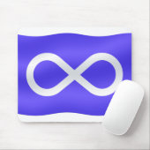 Metis Flag Art Mousepad (Mit Mouse)