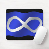 Metis Flag Art Mousepad (Mit Mouse)